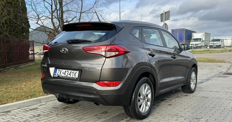 Hyundai Tucson cena 72500 przebieg: 50820, rok produkcji 2016 z Koszalin małe 191